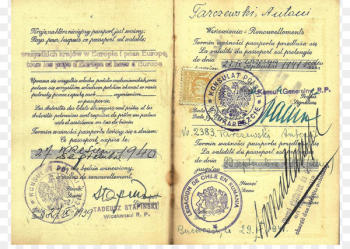 Identity document German passport Polish passport Passport stamp - passport 
