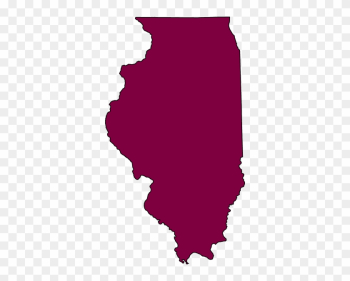 Illinois Map Clipart - State Of Illinois Shape