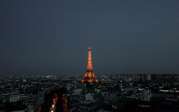 Illuminated Eiffel Tower