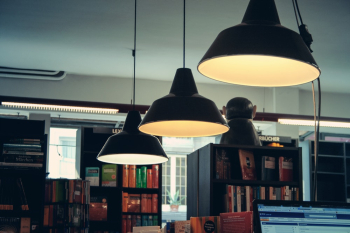 Illuminated Grey Pendant Lamps