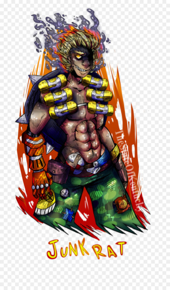 Illustration Cartoon Character Fiction - junkrat streamer Illustration Cartoon Character Fiction - junkrat streamer