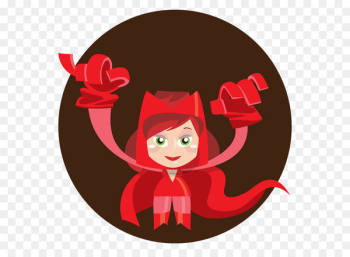 Illustration Clip art Christmas ornament Character Christmas Day - wanda maximoff 
