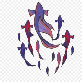 Illustration Clip art Fish Design Purple - fishy poster Illustration Clip art Fish Design Purple - fishy poster