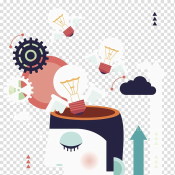Illustration, Creative brain transparent background PNG clipart Illustration, Creative brain transparent background PNG clipart