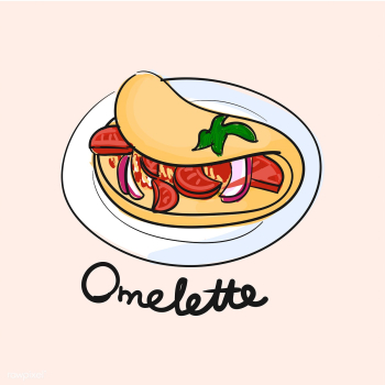 Illustration drawing style of omelette | Free stock vector - 60177 Illustration drawing style of omelette | Free stock vector - 60177