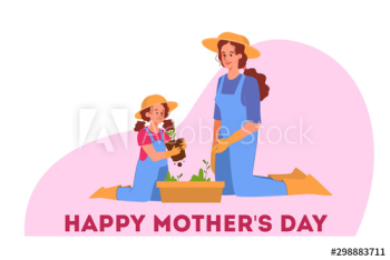 Illustration for Mother day Illustration for Mother day