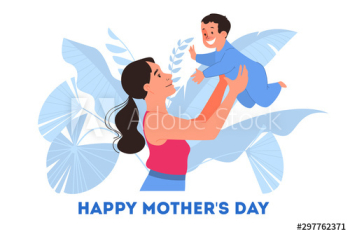 Illustration for Mothers day Illustration for Mothers day