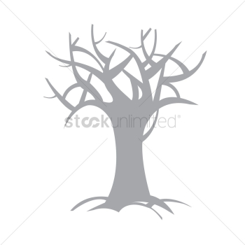 Illustration of a barren tree Illustration of a barren tree