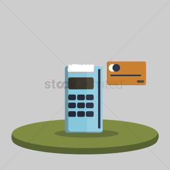 Illustration of a card swipe machine Illustration of a card swipe machine