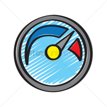 Illustration of a fuel gauge