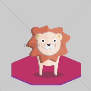 Illustration of a lion Illustration of a lion