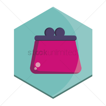 Illustration of a purse Illustration of a purse