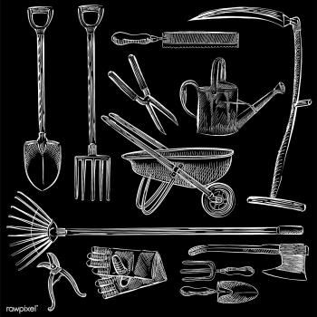 Illustration of a set of gardening tools | Free stock vector - 324652 Illustration of a set of gardening tools | Free stock vector - 324652