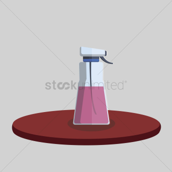 Illustration of a spray bottle Illustration of a spray bottle