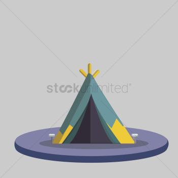 Illustration of a tipi Illustration of a tipi