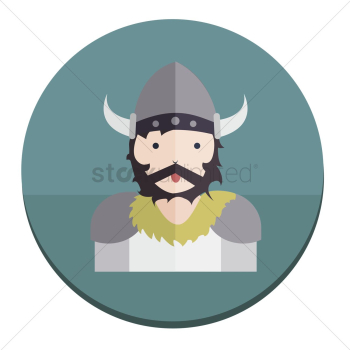 Illustration of a viking warrior Illustration of a viking warrior