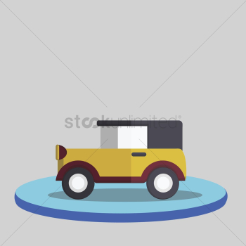 Illustration of a vintage car Illustration of a vintage car