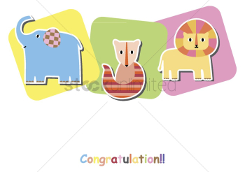 Illustration of cartoon animals Illustration of cartoon animals