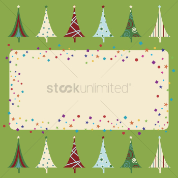Illustration of christmas trees Illustration of christmas trees