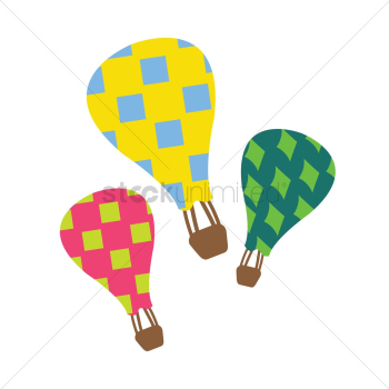 Illustration of hot air balloons Illustration of hot air balloons