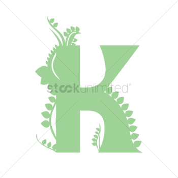 Illustration of letter k Illustration of letter k