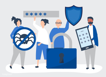 Illustration of people with privacy and secur.. | Free stock vector - 478781 Illustration of people with privacy and secur.. | Free stock vector - 478781