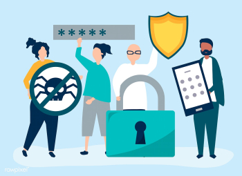 Illustration of people with privacy and secur.. | Free stock vector - 478838 Illustration of people with privacy and secur.. | Free stock vector - 478838