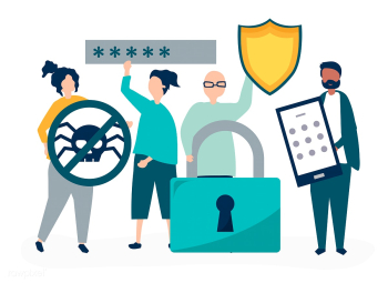 Illustration of people with privacy and secur.. | Free stock vector - 480445 Illustration of people with privacy and secur.. | Free stock vector - 480445