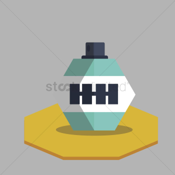 Illustration of perfume bottle Illustration of perfume bottle