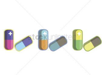 Illustration of pills Illustration of pills