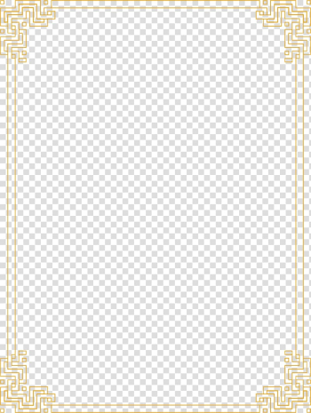 Illustration of rectangular gold frame, Yellow Area Angle Pattern, European Wind border gold transparent background PNG clipart