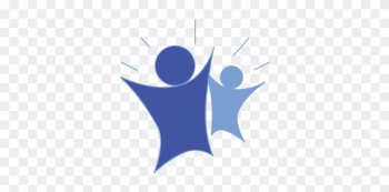 Illustration Of Two People Cheering - Developmental Disability Illustration Of Two People Cheering - Developmental Disability
