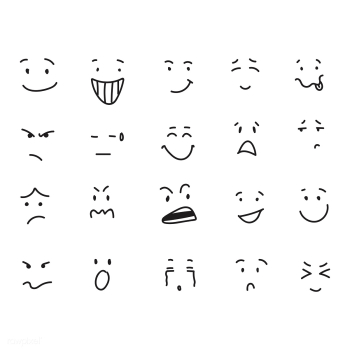 Illustration set of emotion | Free stock vector - 395092