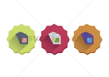 Illustration set of sim cards Illustration set of sim cards
