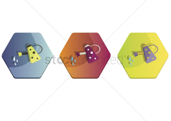 Illustration set of watering cans Illustration set of watering cans