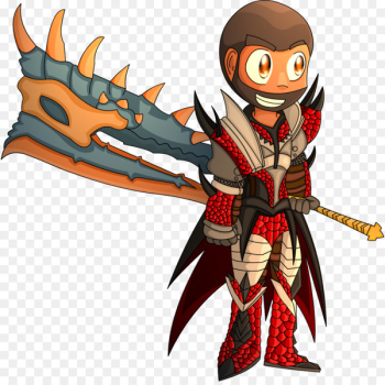 Illustration Sword Legendary creature Cartoon Supernatural - armor poster 