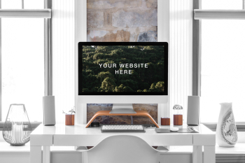 iMac 27″ Mockup your website here iMac 27″ Mockup your website here