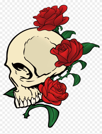 Image Courtesy Of Vecteezy - Skull And Roses Vector