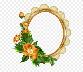 Image Du Blog Zezete2 - Flower Photo Frame Png