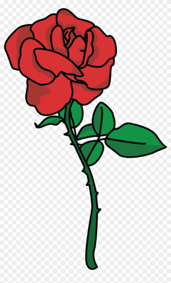 Image For Free Rose Love Clip Art - Hybrid Tea Rose