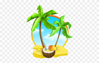 Image Is Not Available - Coconut Tree Beach Png