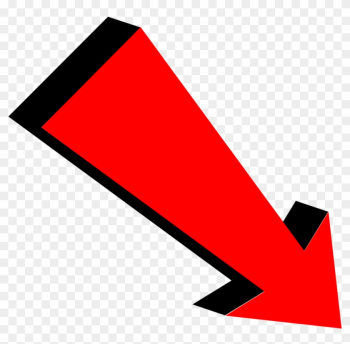 Image Of Clip Art Arrows Medium Size - Red Clickbait Arrow