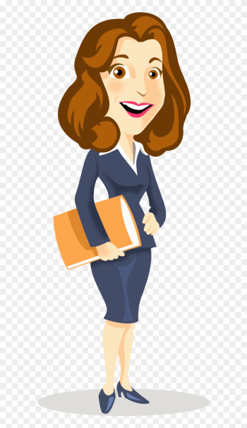 Image Result For Business Woman Icon Png - Real Estate Woman Cartoon