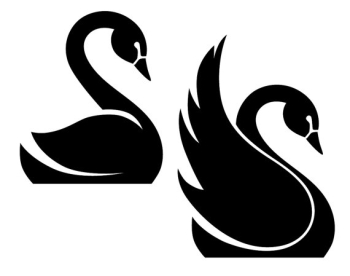 Image result for swan svg | Cricut Explore | Silhouette studio ...