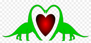 Image Result For Wedding Dinosaur Clipart - Dinosaure Saint Valentin