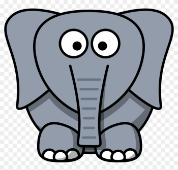 Images Of Cartoon Elephants - Cartoon Elephant Face