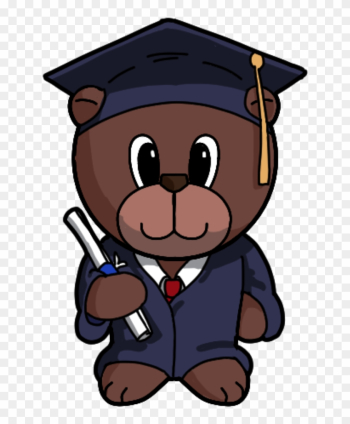 [ Img] - Bear Graduation Png