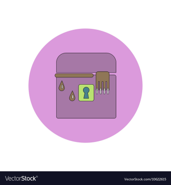 In flat design Halloween icon vector image In flat design Halloween icon vector image