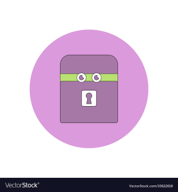 In flat design Halloween icon vector image In flat design Halloween icon vector image