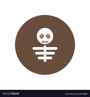 In flat design Halloween icon vector image In flat design Halloween icon vector image